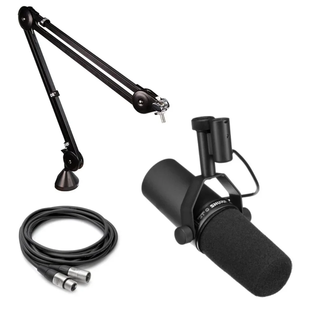 SM7B Dynamic Studio Microphone – Broadcast, Podcast & Vocal Recording